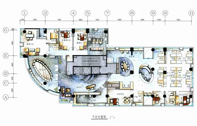 鳳凰衛視辦公室裝修設計效果圖 鳳凰衛視辦公室裝修設計效果圖