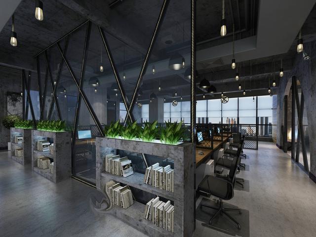 工業風格辦公室就應該這么設計，簡單大氣出效果