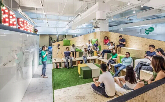 創意新穎設計的新潮辦公室裝修案例欣賞