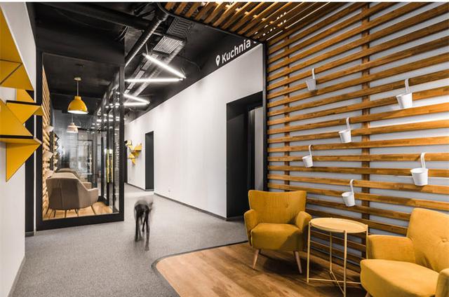 高端辦公室裝修設計經典案例:波蘭Droids科技公司辦公室設計