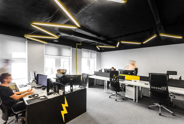 高端辦公室裝修設計經典案例:波蘭Droids科技公司辦公室設計