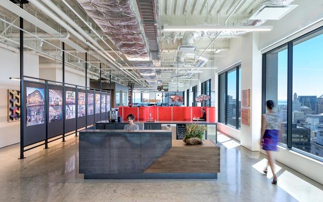 樂享純凈藍天白云之境！在Gensler設計公司辦公室工作倍兒