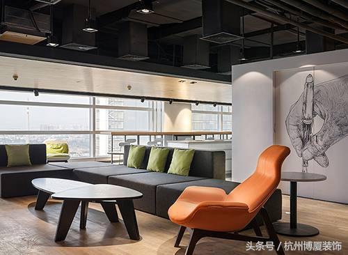 大氣又有情懷的工業風辦公室裝修設計，簡直帥呆了