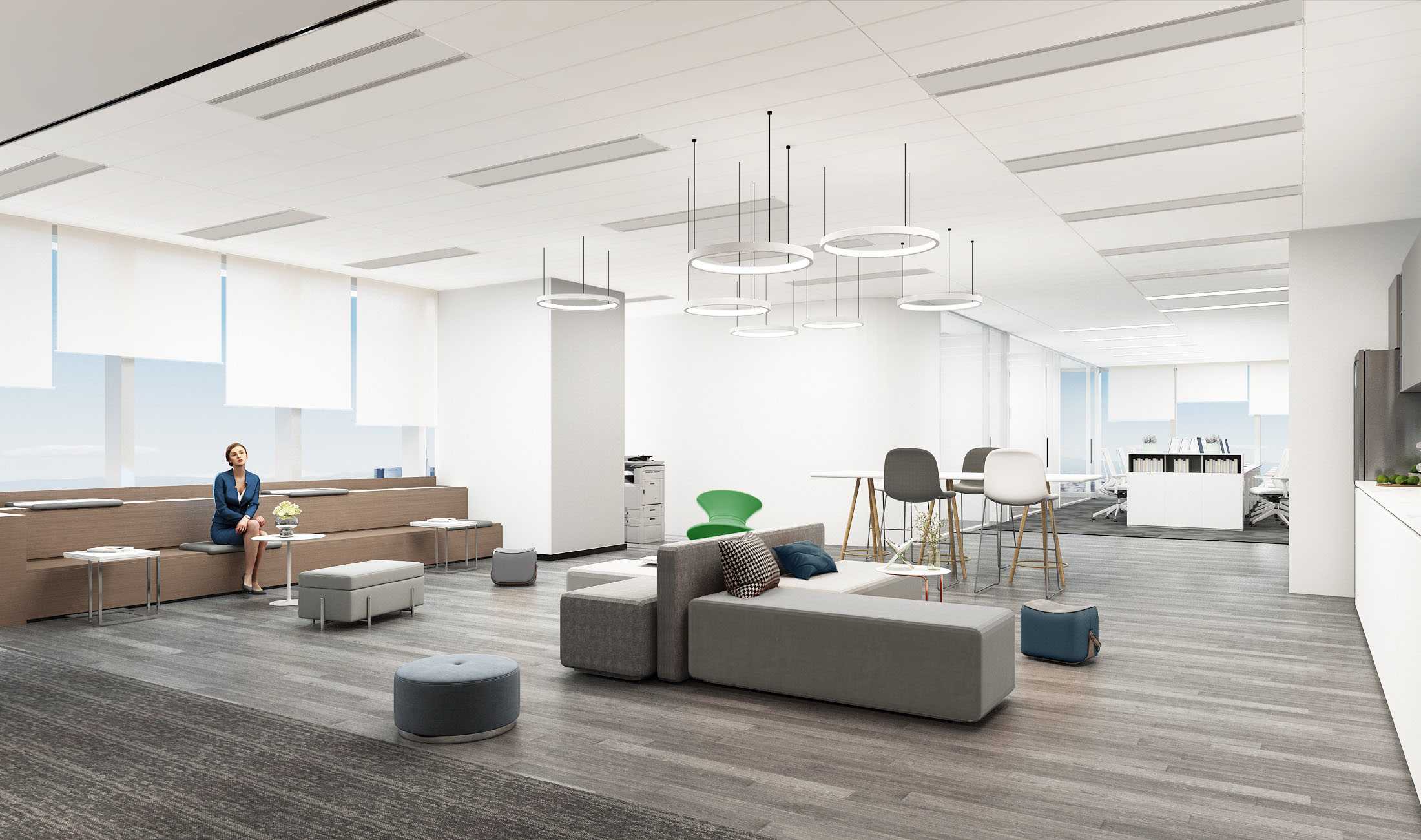 簡約設計前廳效果圖