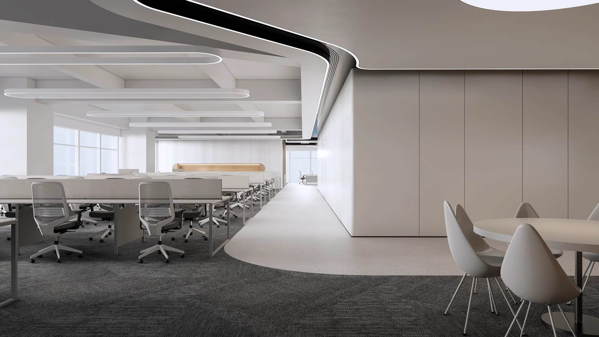 辦公區(qū)設(shè)計(jì)裝修案例