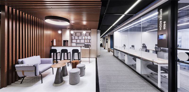 休閑洽談空間效果圖